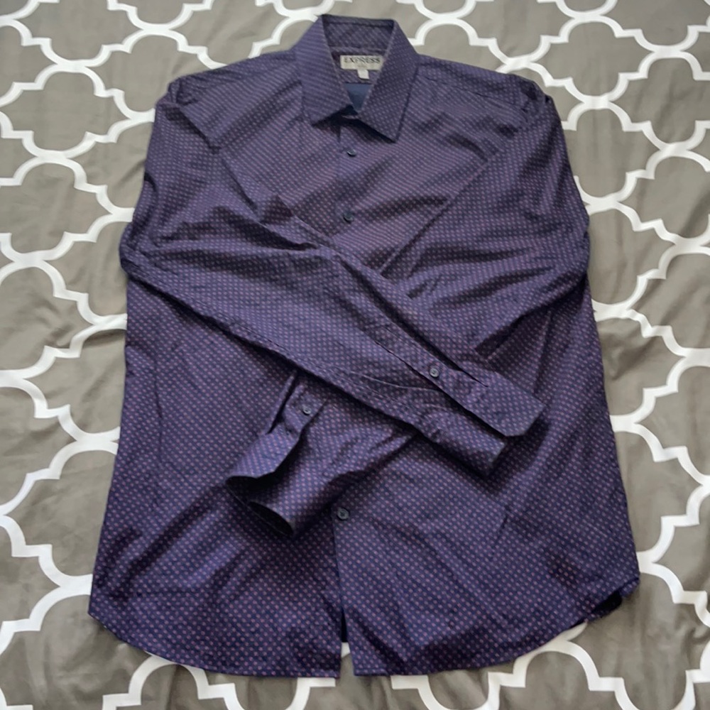 (LIKE NEW) Express Fitted Dress Shirt